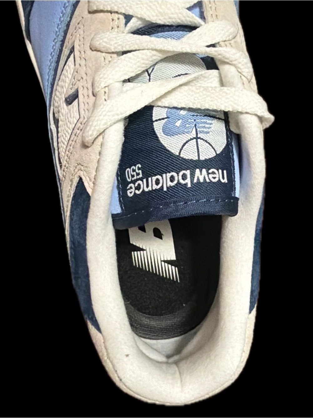 New Balance 550 Sneakers in Navy, Light Blue & Gray Men’s size 10.5 *NEW* - Picture 9 of 12